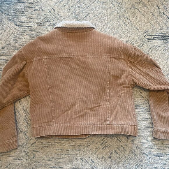 She + Sky Corduroy Sherpa Moto Jacket - Picture 4 of 4